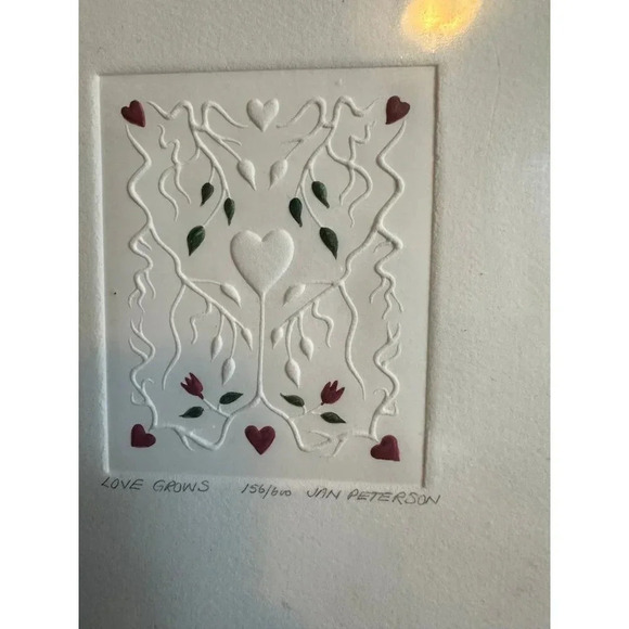 Jan Peterson designs Love Grows 156/600 print - Picture 4 of 8